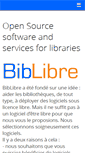 Mobile Screenshot of biblibre.com