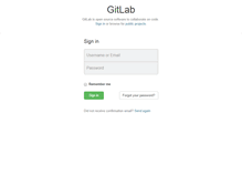 Tablet Screenshot of git.biblibre.com